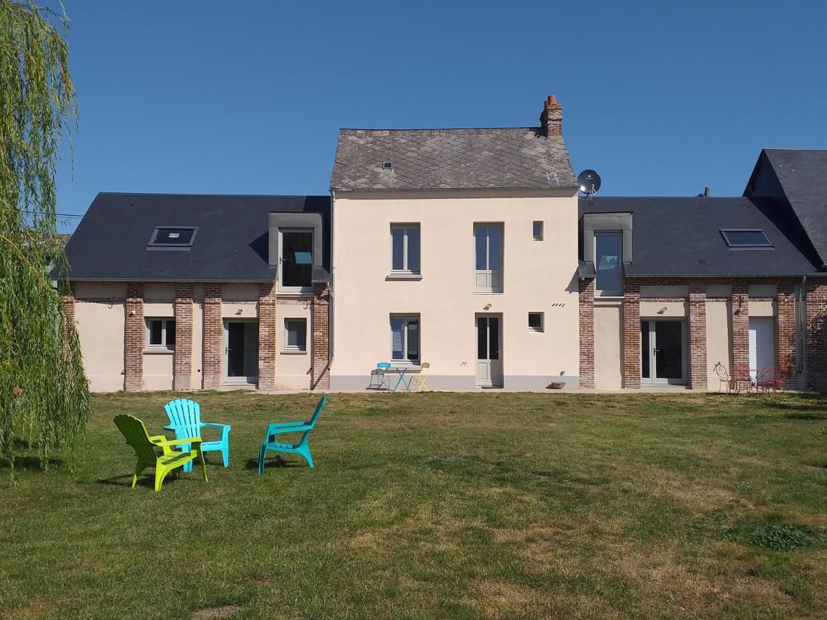 Апарт отель Gite 3 Les Embruns Ancien Corps De Ferme Plage Криэль-сюр-Мер Экстерьер фото